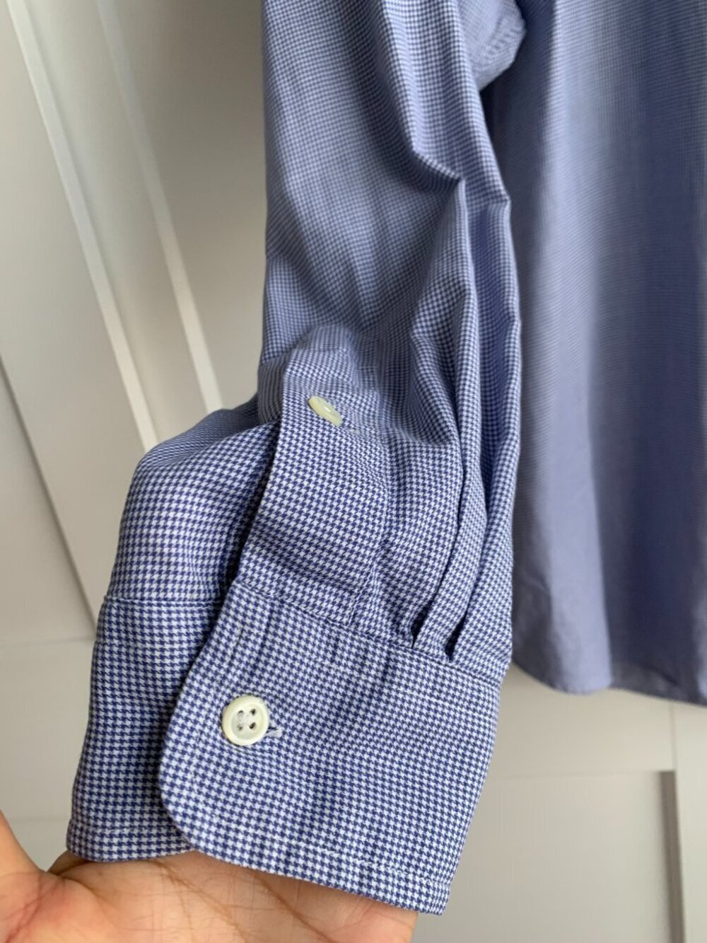 Ralph Lauren Blake 100% Cotton Button Down Long Sleeve Shirt Men's Size L - Picture 2 of 11